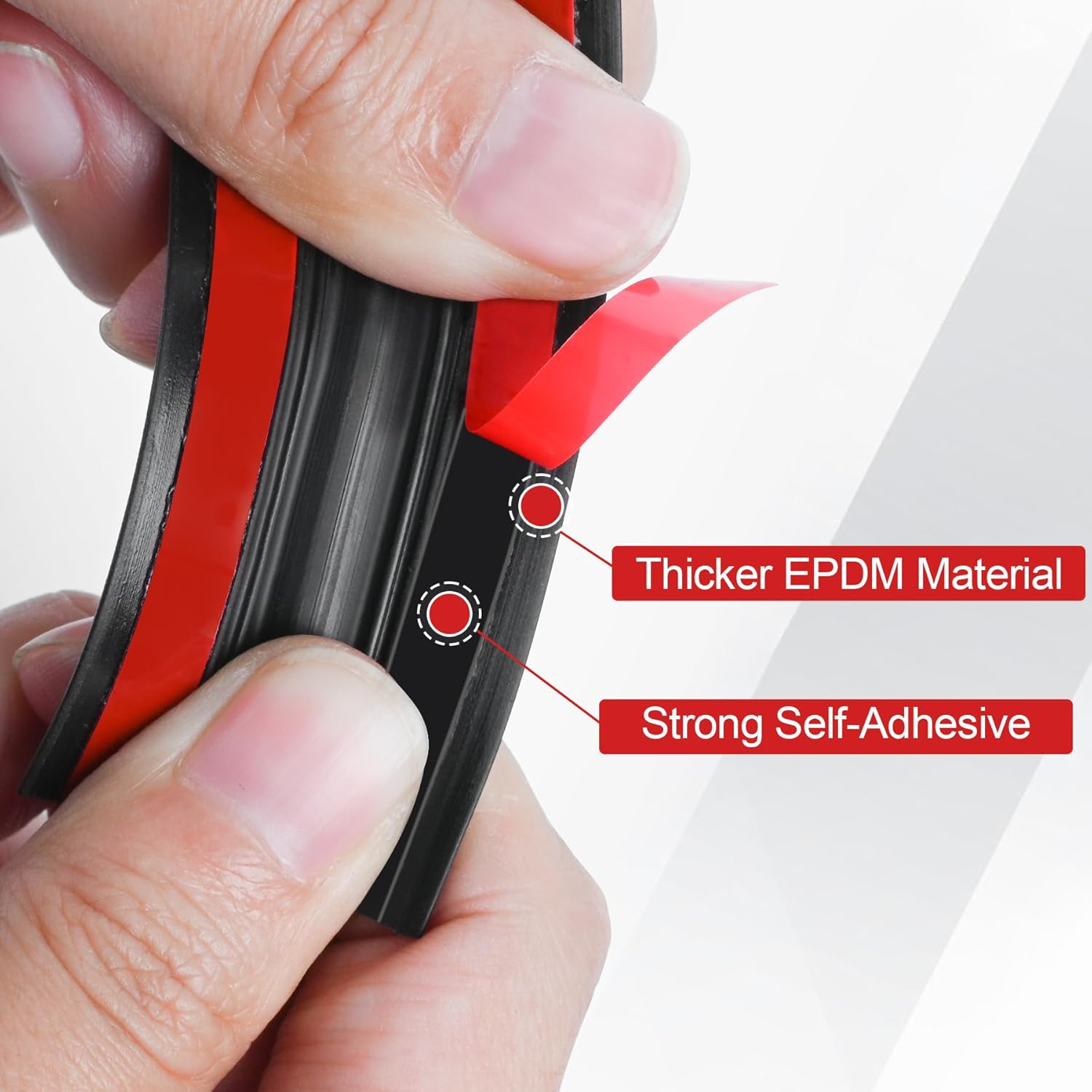 Rubber edge trim U channel 10ft — view 4