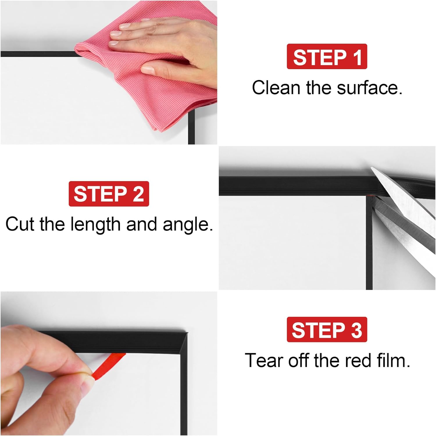 Rubber edge trim U channel 10ft — view 7