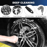 Car wheel and tyre brush set — view 4