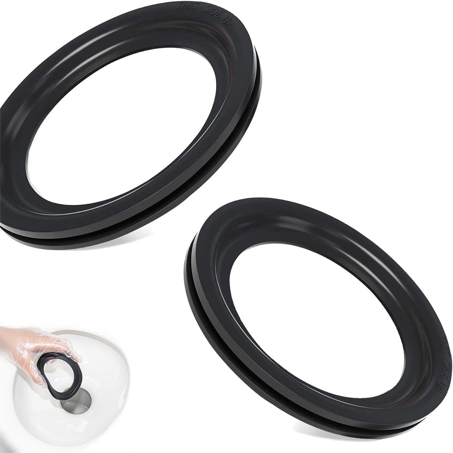 RV toilet seal for Dometic — view 2