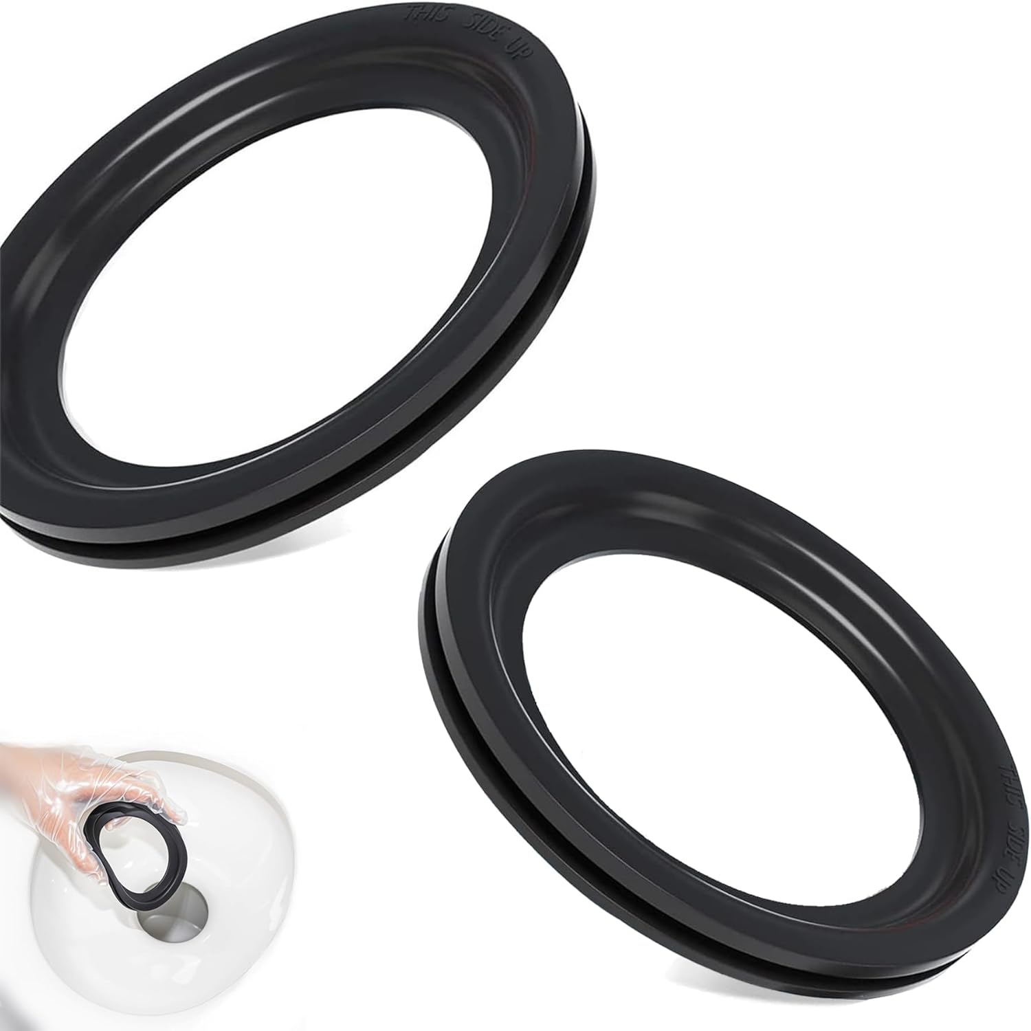 RV toilet seal for Dometic — view 2