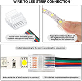 5-pin LED strip connectors 20 piece — view 7