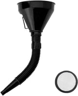 Wide mouth oil funnel with handle — view 2