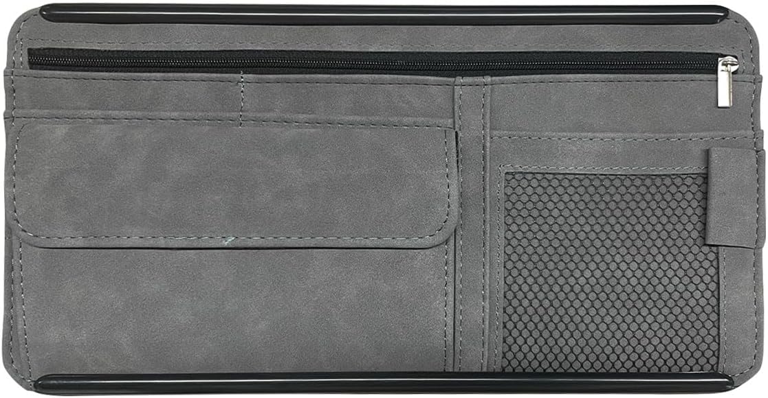 Suede car visor organiser — view 2