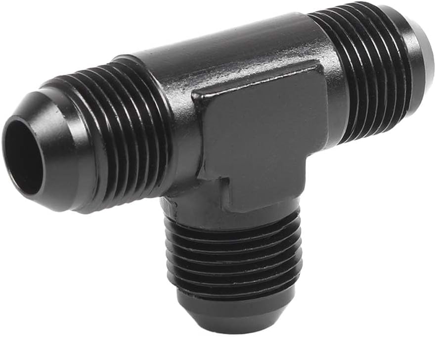 6AN flare tee fitting adapter — view 2