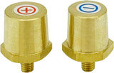 M6 brass battery charging posts — view 2