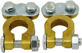 Brass battery terminal connectors — view 2