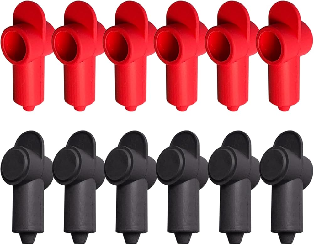 Silicone stud terminal covers 12 piece — view 2