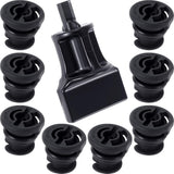 Oil drain plug with removal tool — view 2