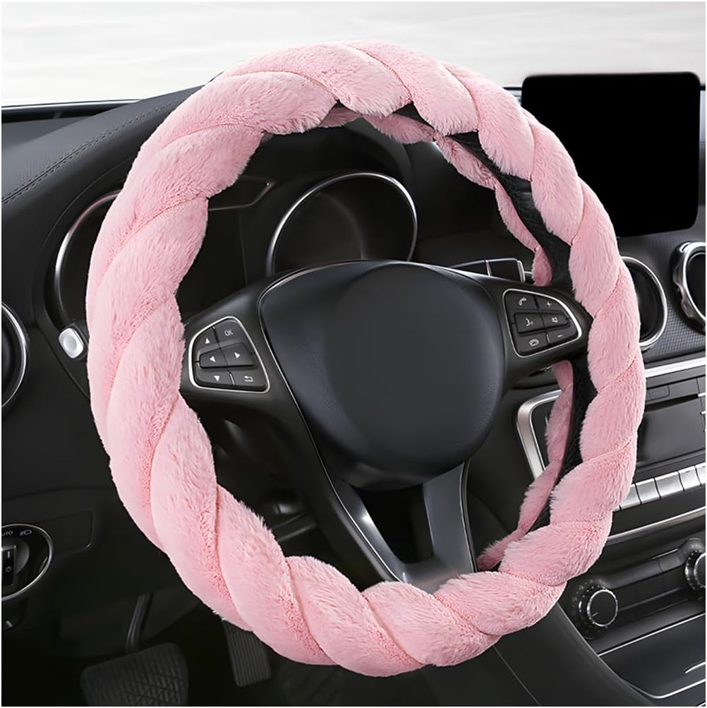 Fluffy steering wheel cover 15 inch — view 2