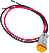 Deutsch DT06-2S 2-pin connector — view 2