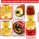 2 pcs R1234yf to R134a adapter kit — view 3