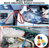 2 pcs R1234yf to R134a adapter kit — view 5