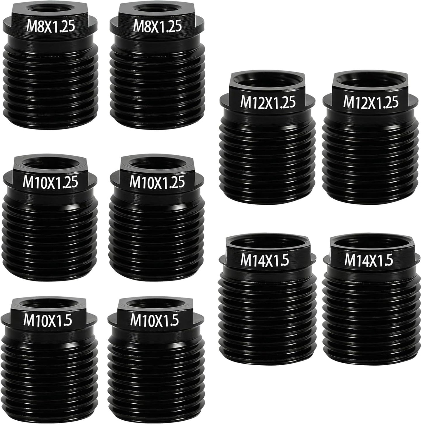 10 pcs gear shift knob adapter kit — view 2