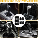 10 pcs gear shift knob adapter kit — view 8