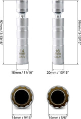 14mm 16mm swivel spark plug socket — view 7