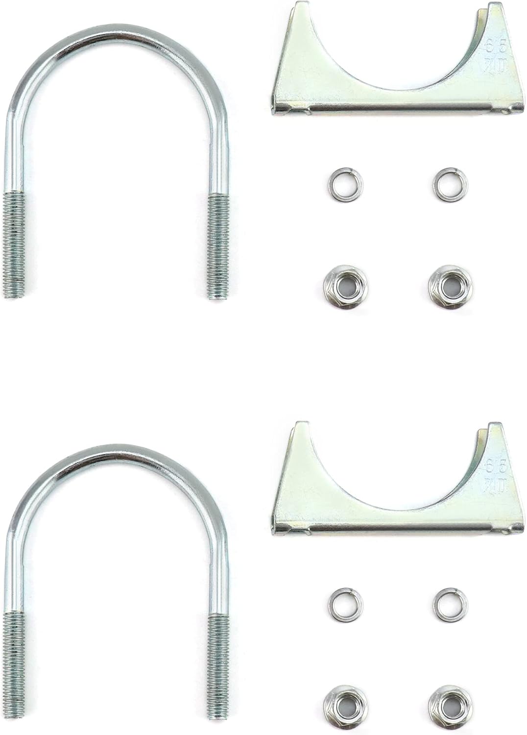 2-1/2 inch U-bolt muffler exhaust hook — view 8