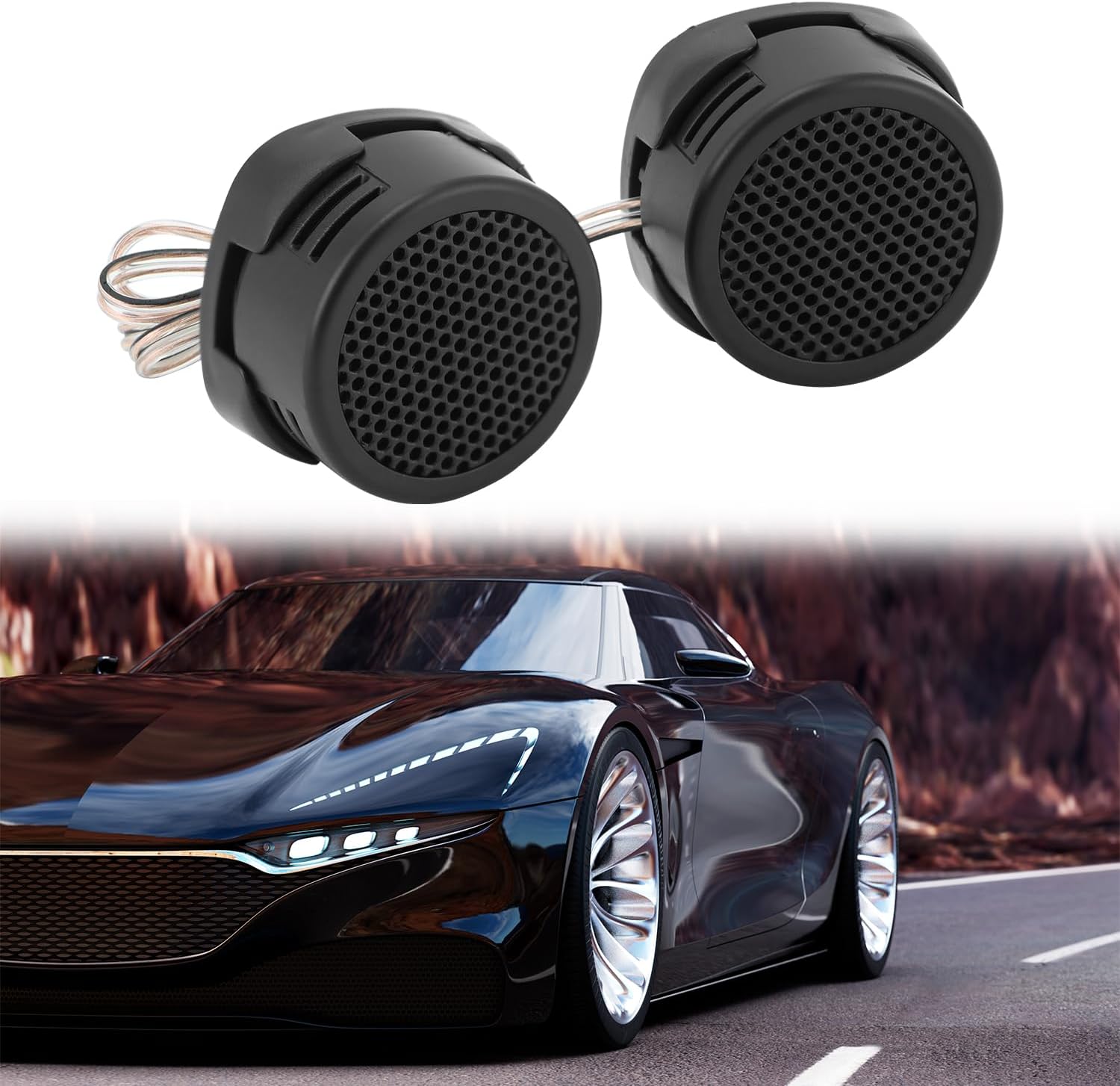 2 pairs neodymium silk dome tweeters — view 8