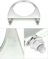 3 inch U-bolt muffler exhaust hook — view 6