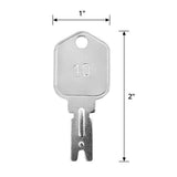 10 pack 166 forklift ignition keys — view 5