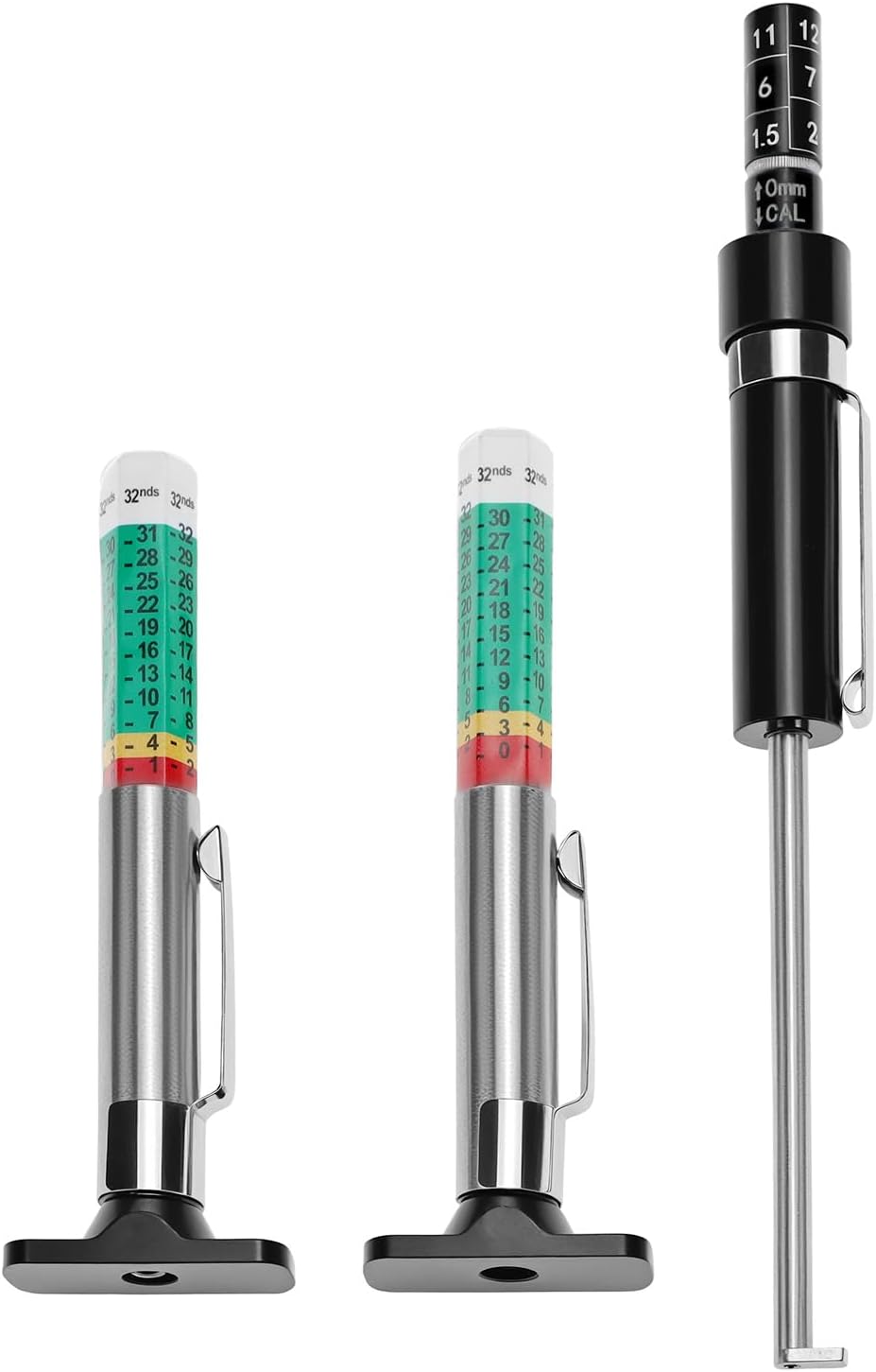Tyre tread and brake pad gauge set — view 2