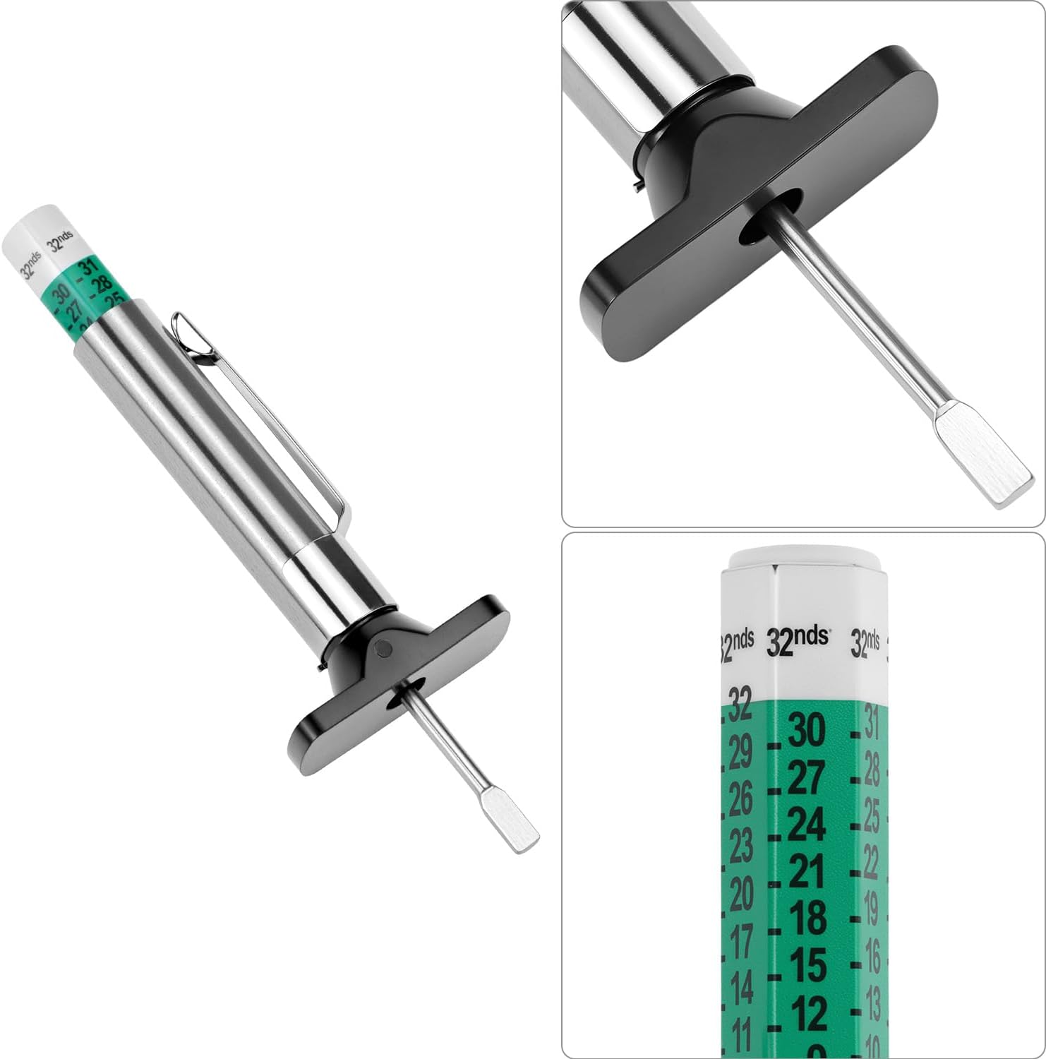 Tyre tread and brake pad gauge set — view 5