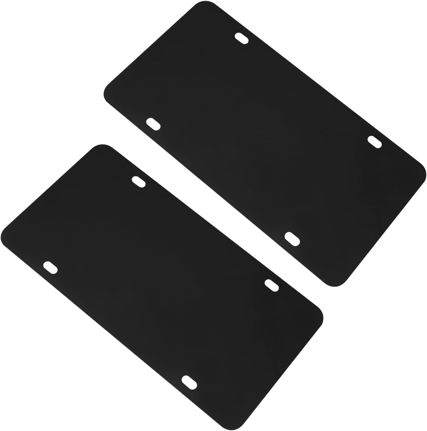 2 pcs license plate reinforce plate — view 2