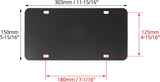 2 pcs license plate reinforce plate — view 7