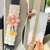 2 pack floral car seat belt pads — view 5