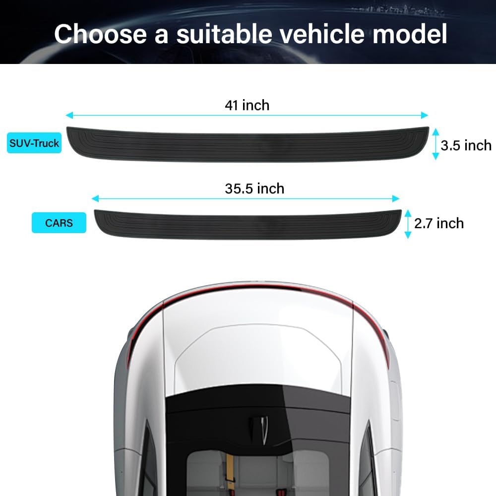 35.4 inch rear bumper protector cover — view 7