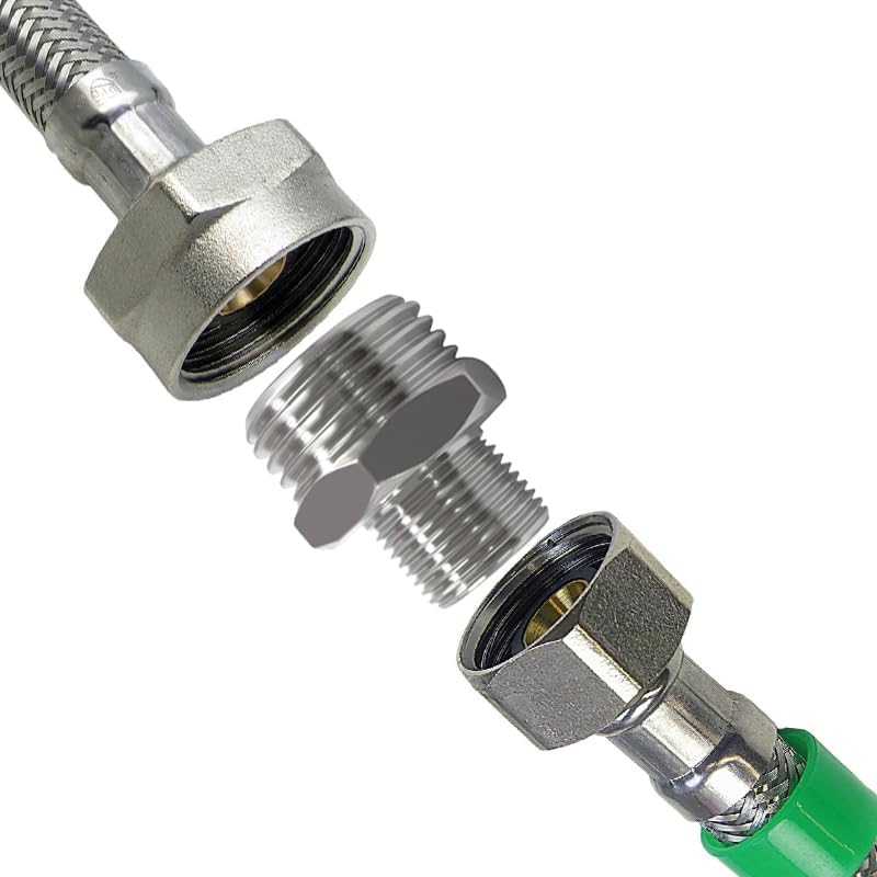 RV brass faucet adapter 4-pack — view 4