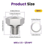 2 pcs LS oil pressure sensor adapter — view 3