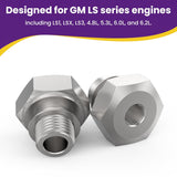 2 pcs LS oil pressure sensor adapter — view 6
