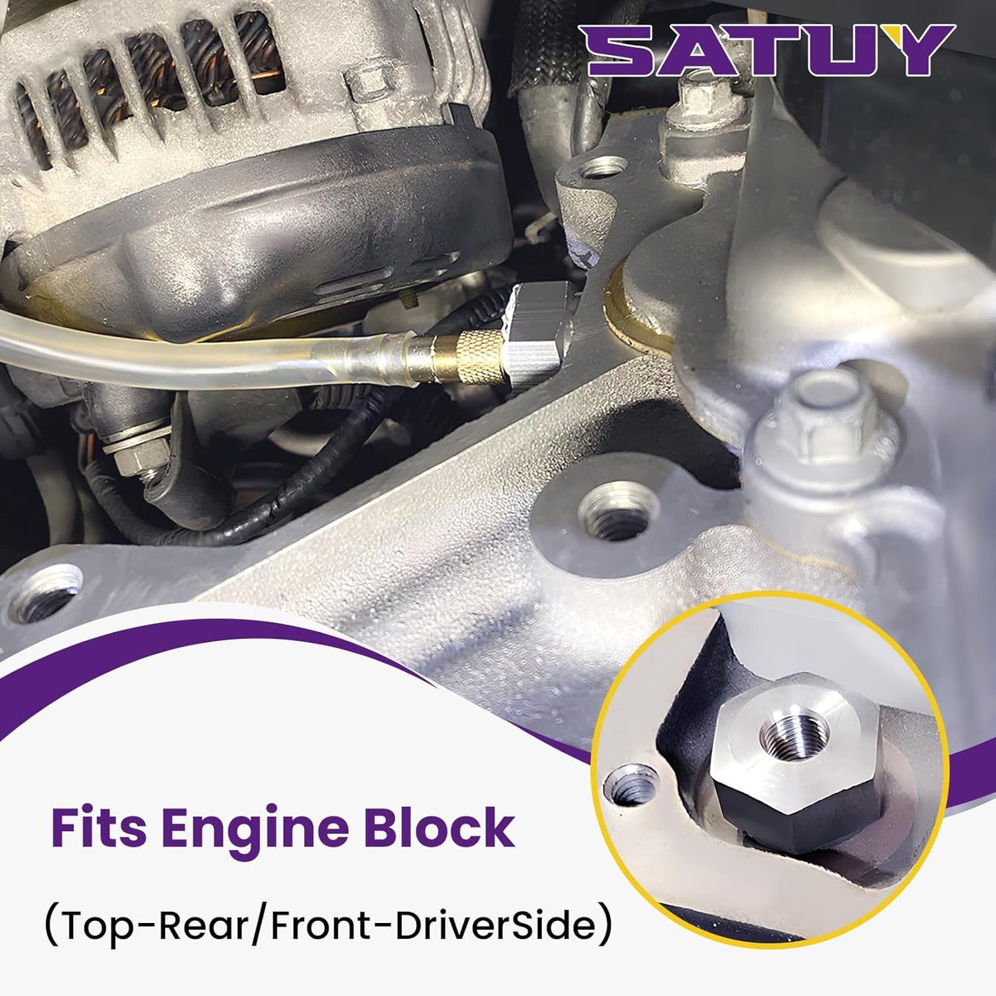 2 pcs LS oil pressure sensor adapter — view 7