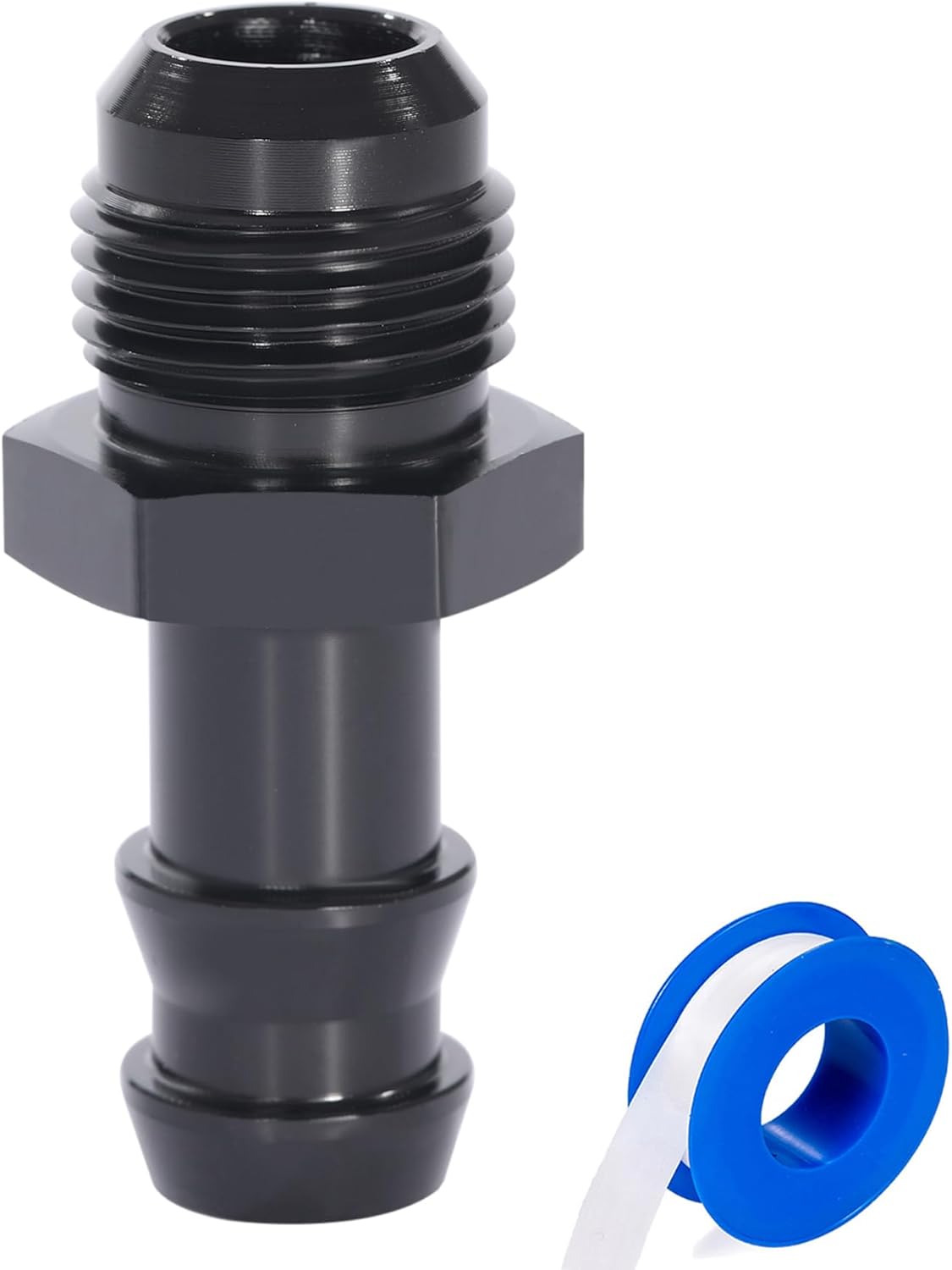10AN to 5/8 hose barb adapter — view 2