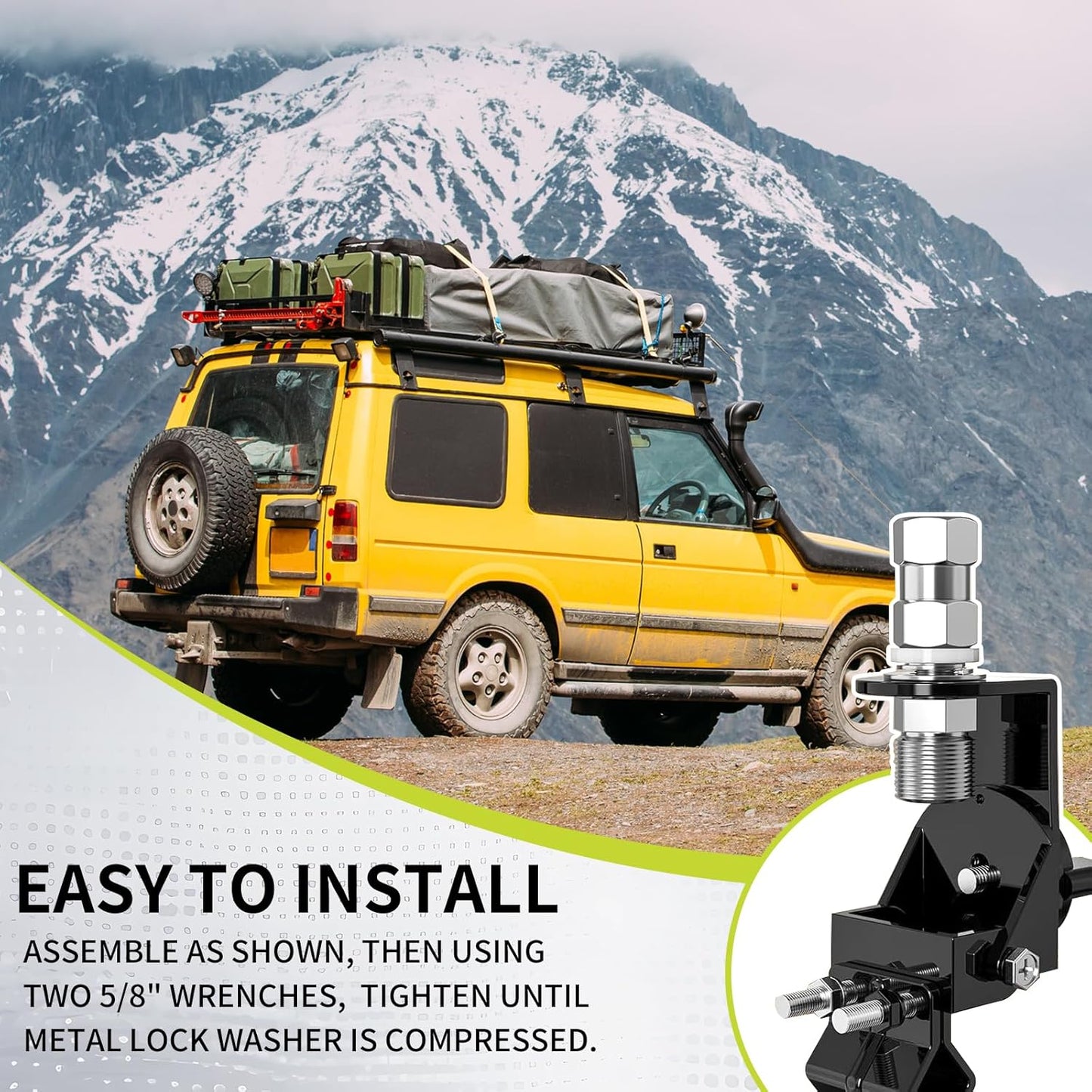 CB radio antenna SO-239 stud mount — view 5