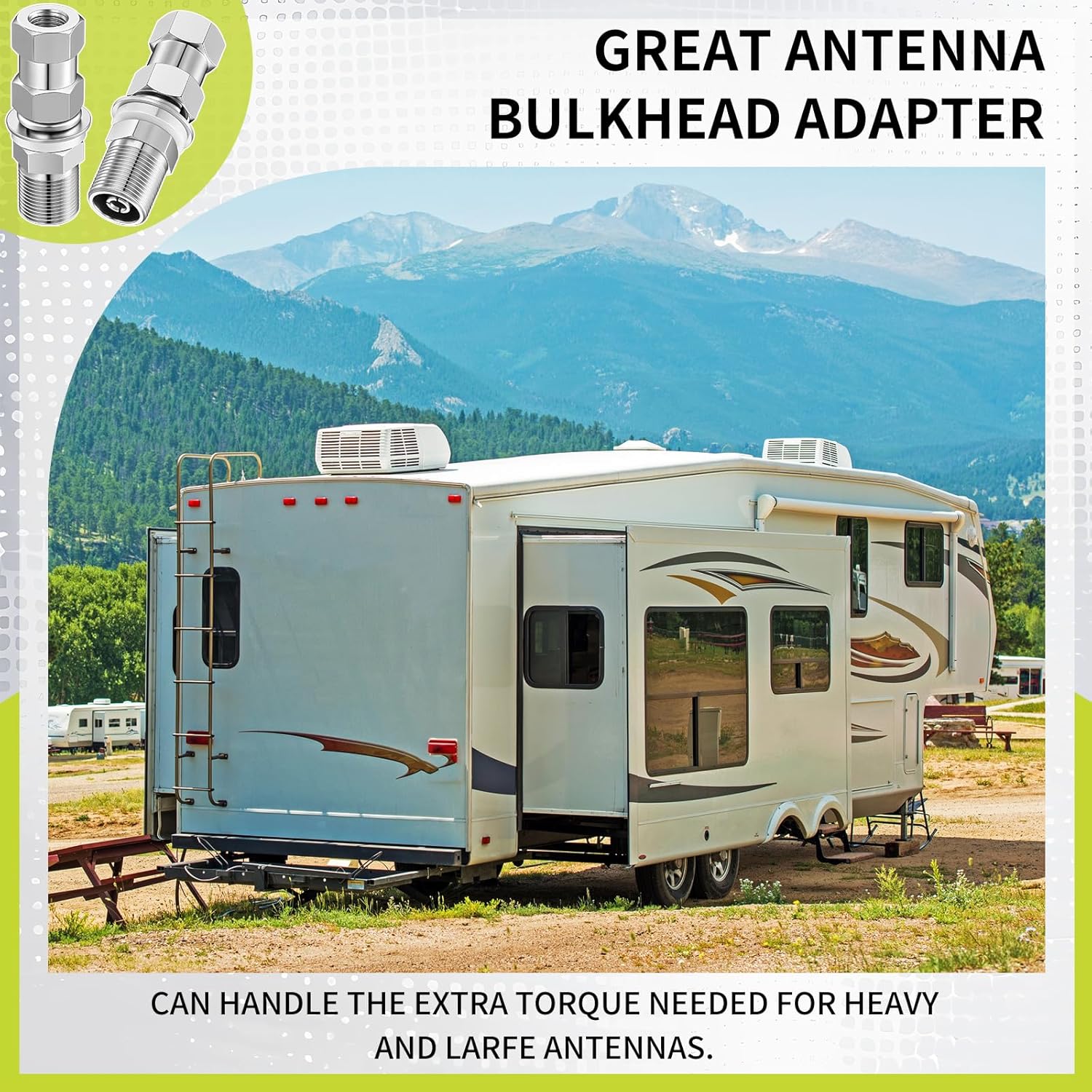 CB radio antenna SO-239 stud mount — view 6