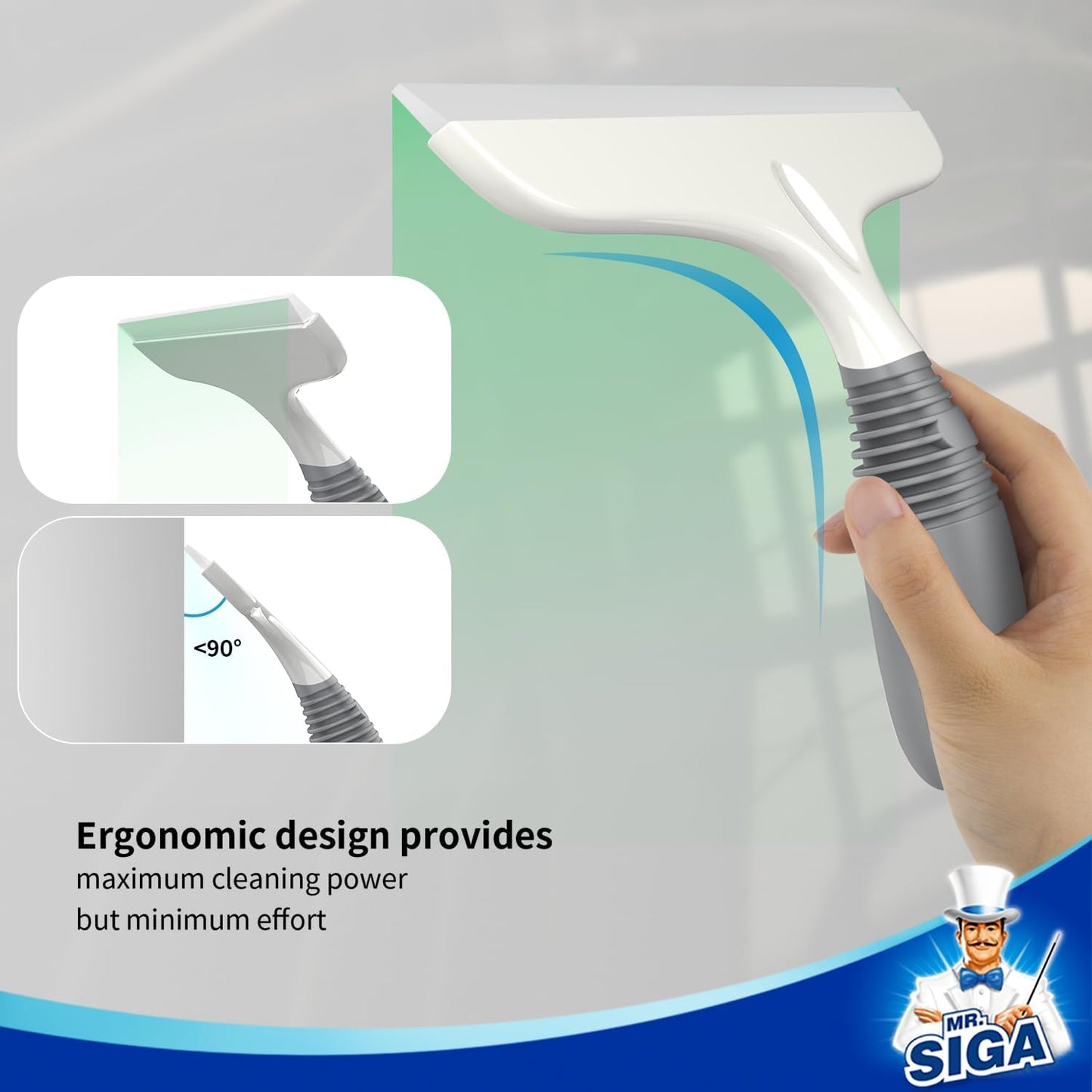 10 inch multi-purpose silicone squeegee — view 5