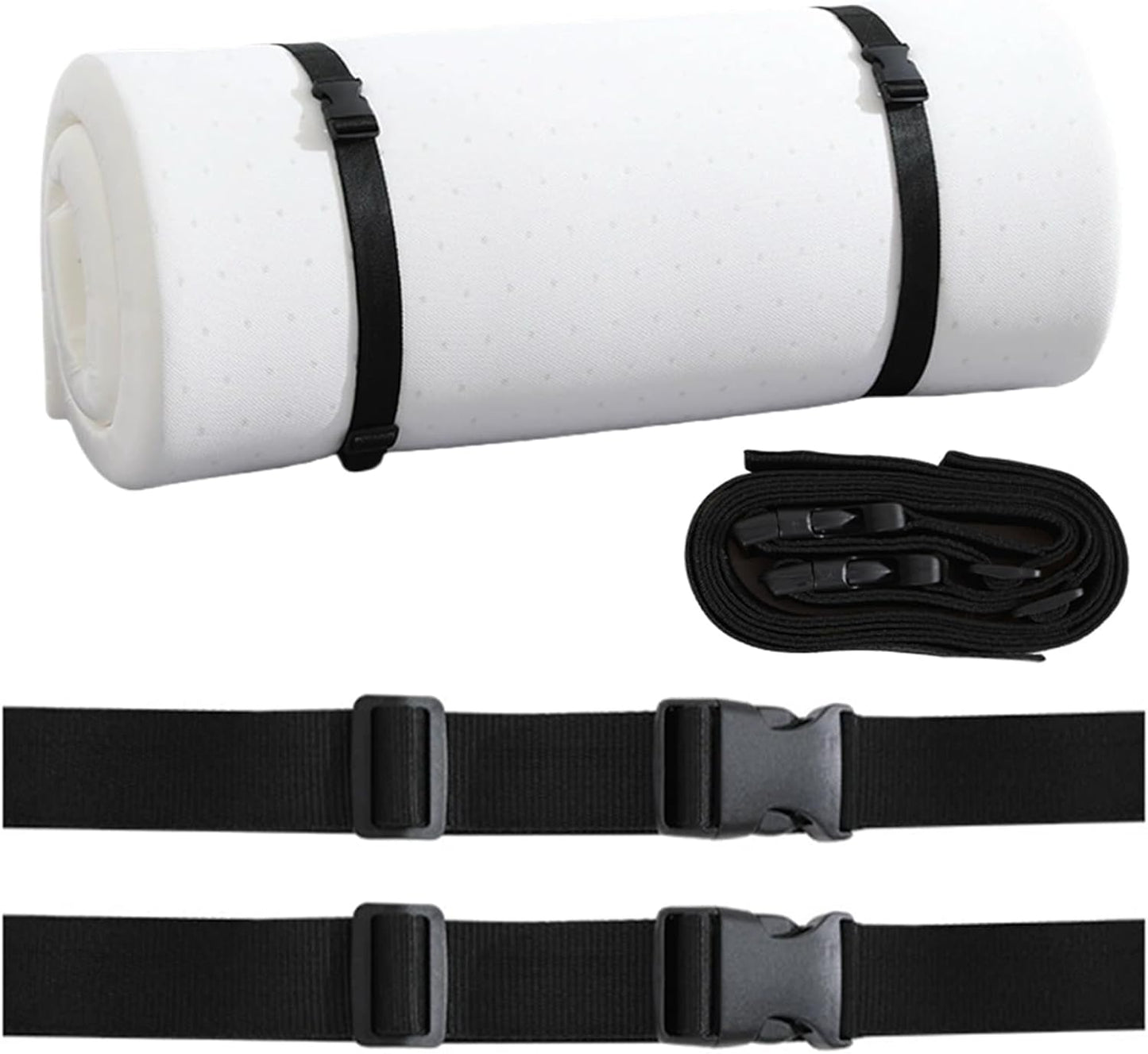 2 pack nylon tie down straps — view 2