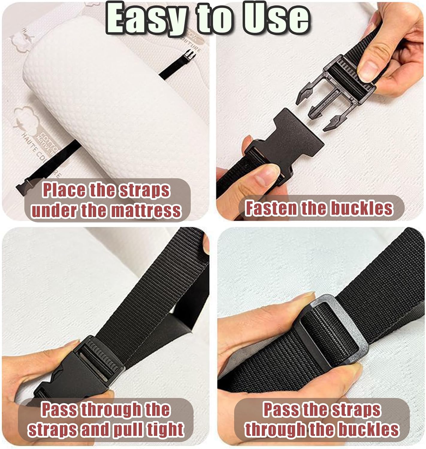 2 pack nylon tie down straps — view 5