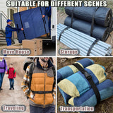 2 pack nylon tie down straps — view 7