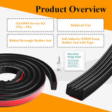 Tonneau cover bulkhead seal strip — view 3