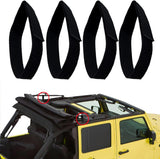 Jeep Wrangler soft top straps 4-pack — view 2