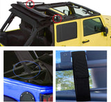 Jeep Wrangler soft top straps 4-pack — view 3