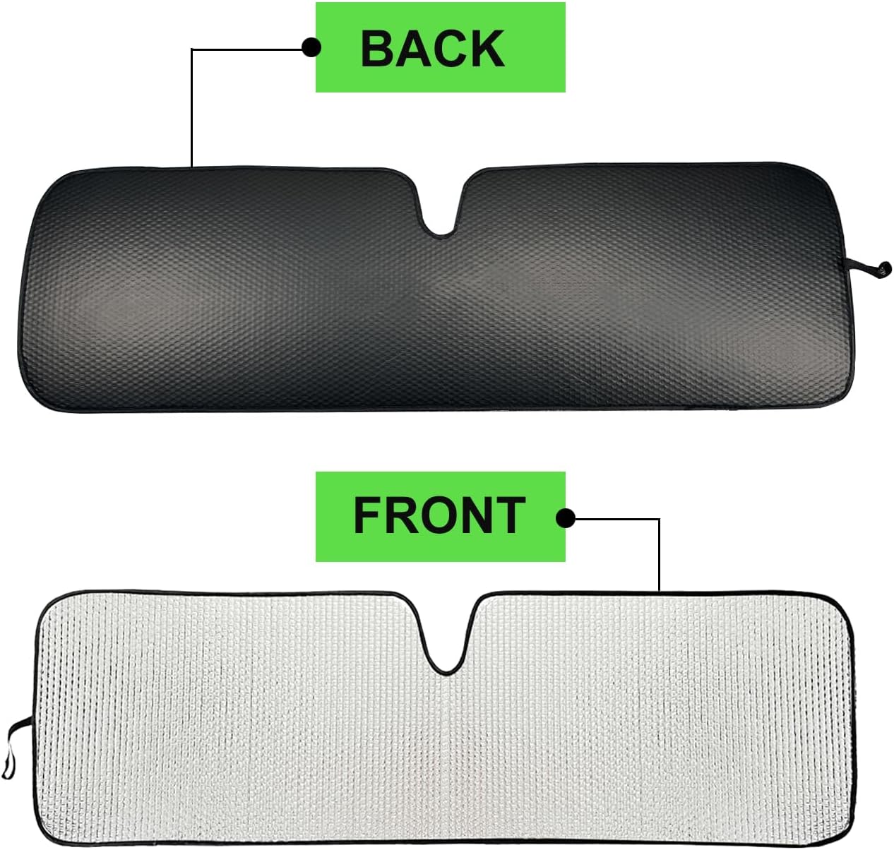 Jeep Wrangler windshield sun shade — view 4