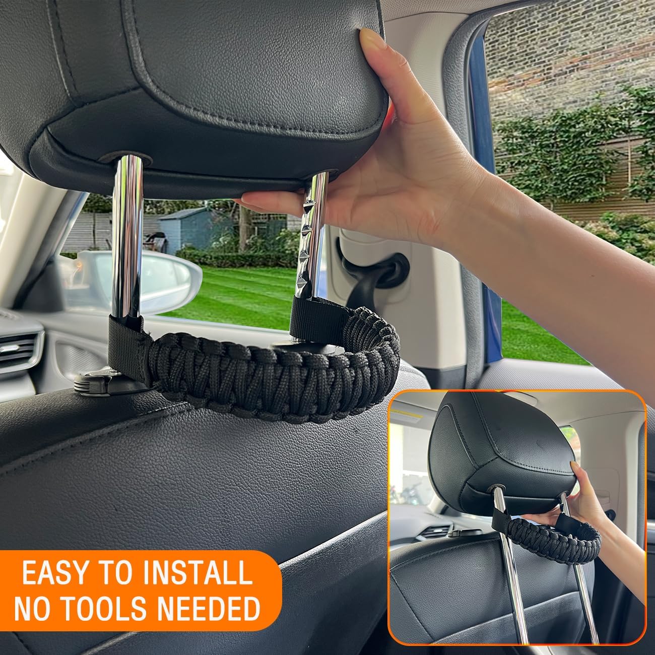 Universal headrest grab handles 2-pack — view 9