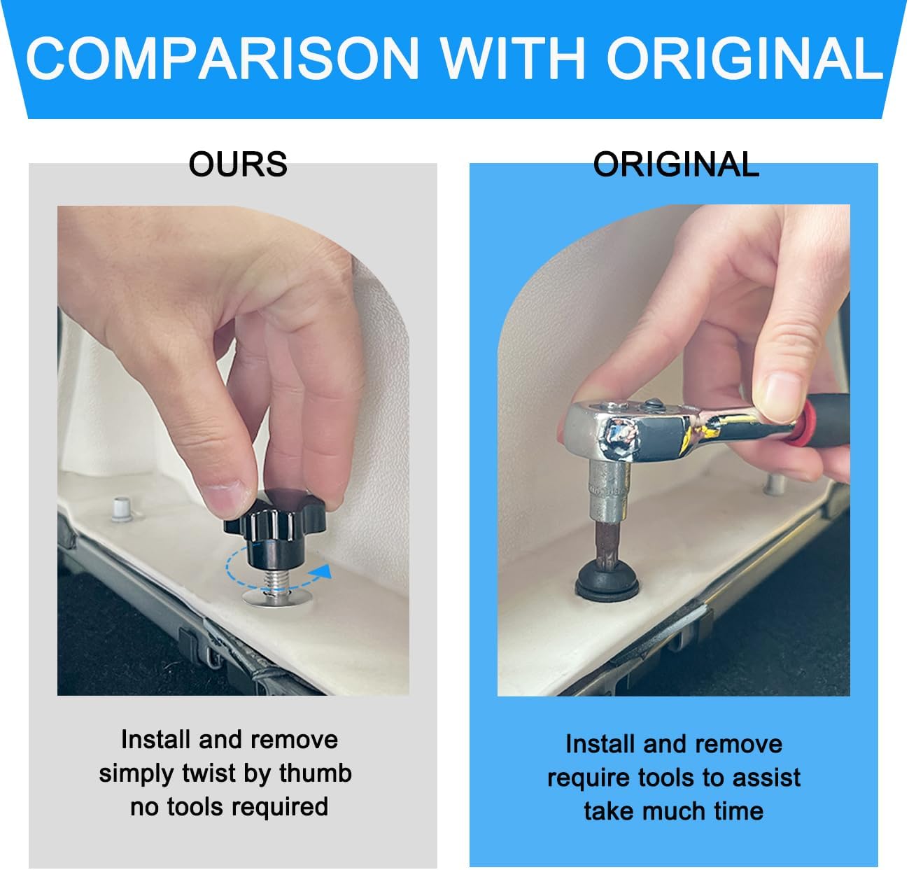 Jeep Wrangler hardtop screw bolt 6-pack — view 4
