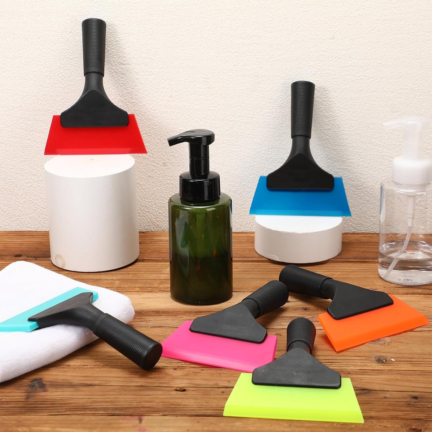 3 pcs 5 inch silicone window squeegee — view 6