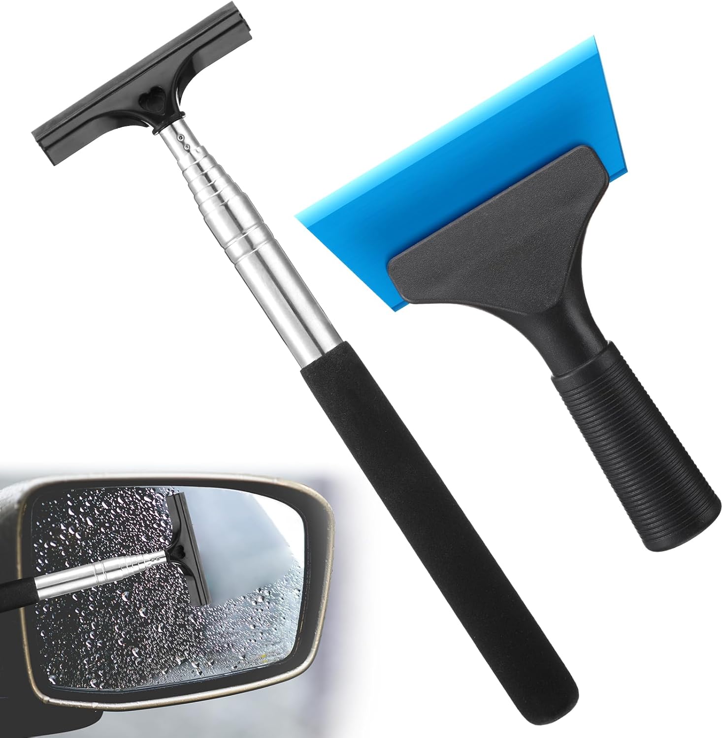 2 pcs car side mirror squeegee — view 2