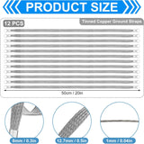 12 pcs 20 inch engine ground straps — view 3